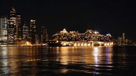 New MSC Cruise Ship Arrives in Manhattan, New York