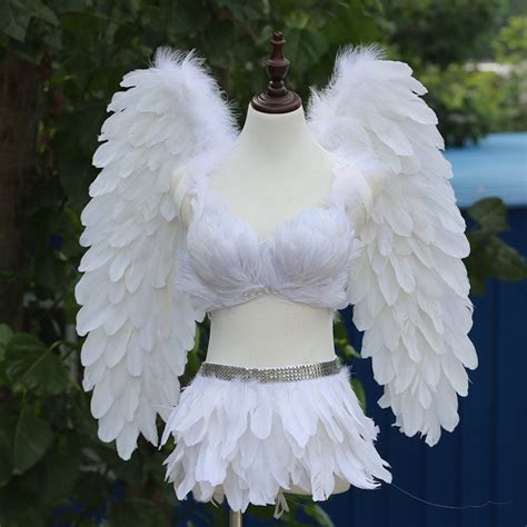 Real Feather Wings white Wings Angel Feather Wings White | Etsy