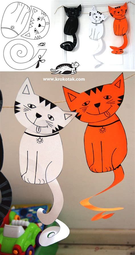 cat craft idea for kids (2) | Crafts and Worksheets for Preschool,Toddler and Kindergarten ...