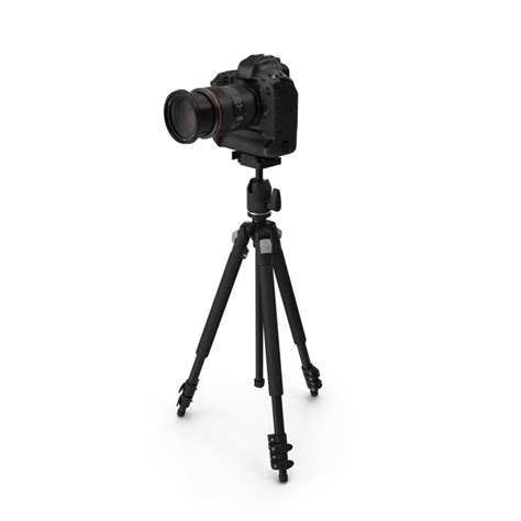 DSLR Camera with Zoom on Tripod PNG Images & PSDs for Download | PixelSquid - S11317715A