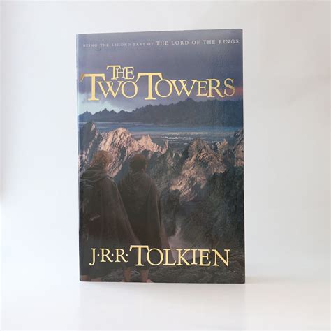 The Two Towers book cover | Book cover, Tolkien books, The two towers