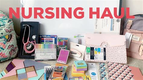 HUGE NURSING SCHOOL SUPPLY HAUL • 2020• 😲 - YouTube