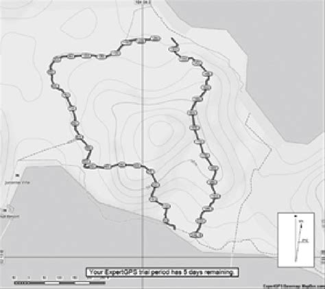 Map showing the southern trail. | Download Scientific Diagram