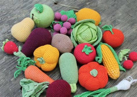 You are going to love this collection of Crochet Fruit and Vegetable Patterns and we have ...