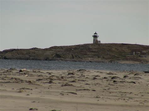 Lighthouse at Popham Beach, Maine. | Popham Beach, ME | Pinterest