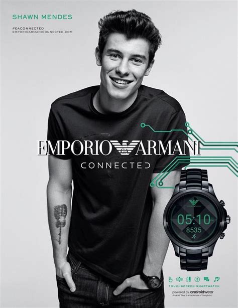 Shawn Mendes Starts in Emporio Armani ''Connected'' Campaign — Vanity Teen Menswear & new faces ...