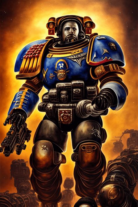 Space Marine Army Digital Graphic · Creative Fabrica