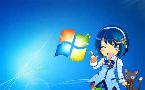 Anime, Os Tan, Windows Girl, Nanami Madobe, Vista Tan, Xp Tan, Dos Tan, Homeko, HD wallpaper ...