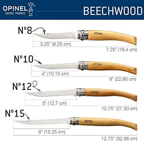 Opinel Slim Fillet Knife - Olive Tree (Various Sizes) – KBM Outdoors