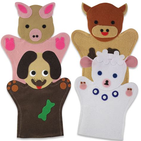 Hand Puppets Farm Animals - RGS Group