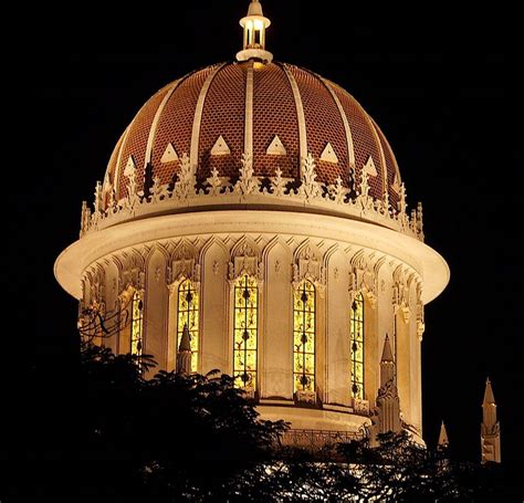 Shrine of the Bab at night. Taken by GML 12/2011 Baha, Pilgrimage, Relic, Taj Mahal, Monument ...