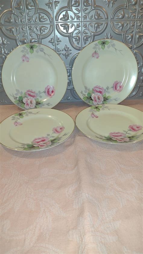 Set of 4 Made in Occupied Japan Aichi China Salad Plate Set - Etsy