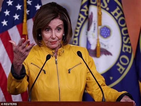 Nancy Pelosi wears yellow moto jacket in honor of the Golden State Warriors | Daily Mail Online