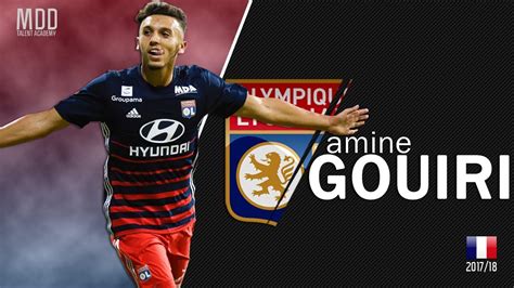 Amine Gouiri | Lyon | Goals, Skills, Assists | 2017/18 - HD - YouTube