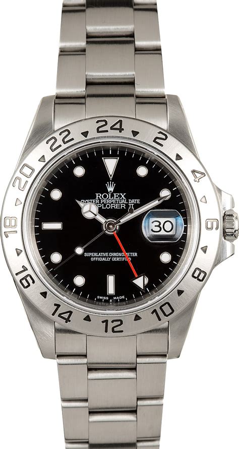 Rolex Explorer 2 Black Dial 16570