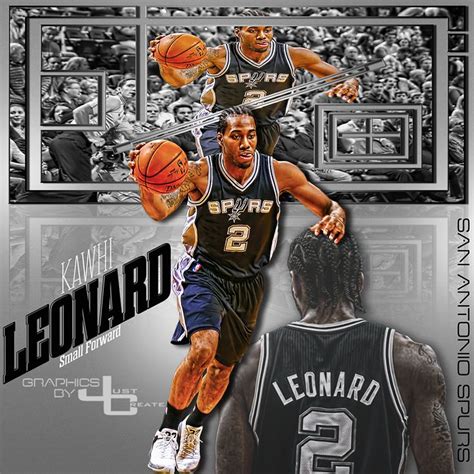 Kawhi Leonard graphics by justcreate Sports Edits | San antonio spurs ...