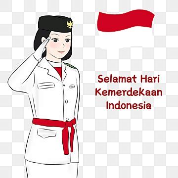 Indonesian Flag Vector Art PNG, Flag Raisers Paskibraka Paskibra Indonesian National Raising ...