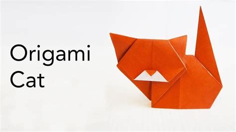 Didacticiel Easy Kids Origami Cat - Conçu par Keiji - Origami Pour Enfants | Origami cat, Kids ...