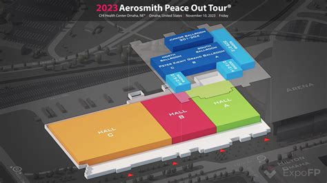 Aerosmith Peace Out Tour 2023 in CHI Health Center Omaha, NE