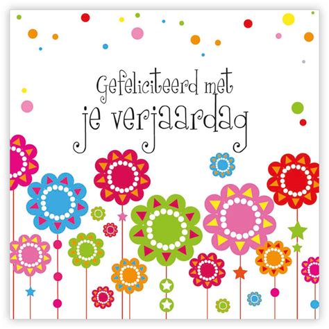 Gefeliciteerd Met Je Verjaardag Afbeelding