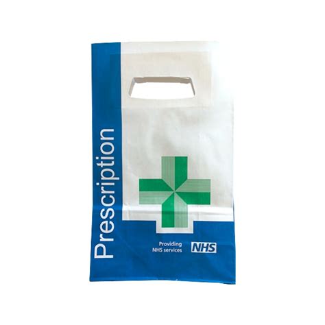 Paper NHS Prescription Carrier Bag (300 x 180 + 90mm) BAGP8 | Denward