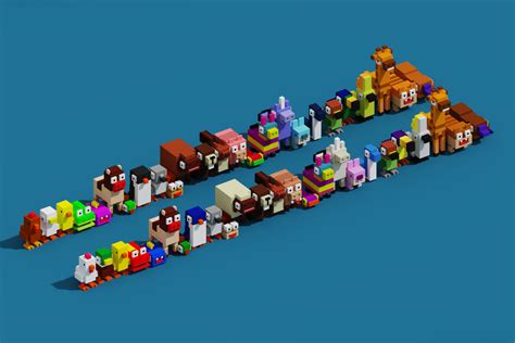 Low Poly Voxel Characters | 3D Animals | Unity Asset Store