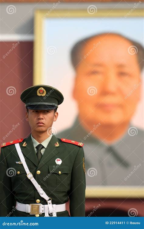 Chinese National Police In Full Uniform Editorial Photo | CartoonDealer ...