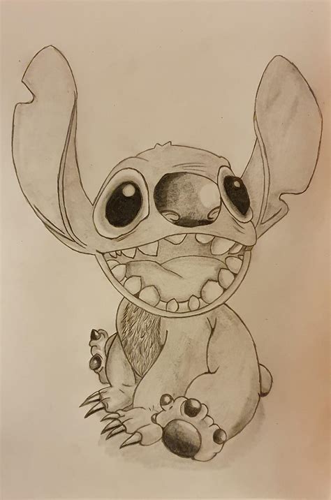 Pencil Drawings Of Stitch