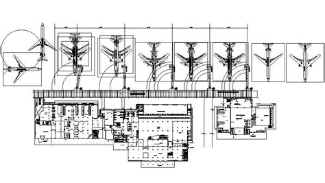 Airplane Hangar Plan DWG - Cadbull