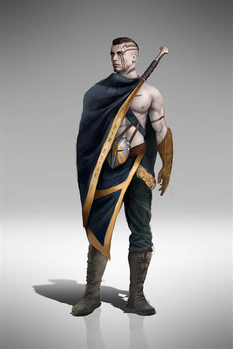 ArtStation - Goliath Rogue D&D character concept