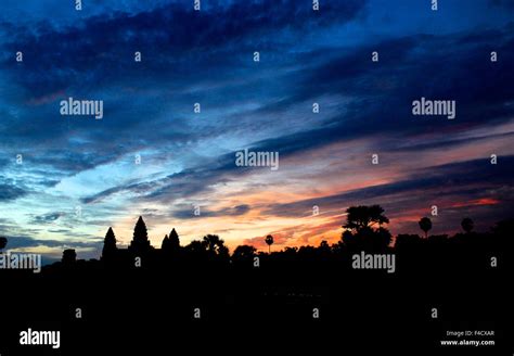 Sunrise at Angkor Wat Stock Photo - Alamy