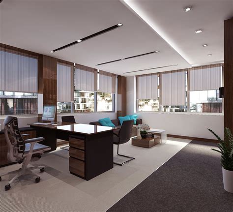 Director Office Interior Design Plan - HooDoo Wallpaper