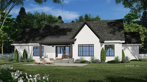 Winfield Farmhouse Plan: Charming Design for Modern Living