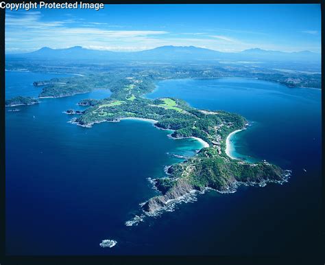 Aerial of Peninsula Papagayo, Costa Rica | Peninsula Papagayo