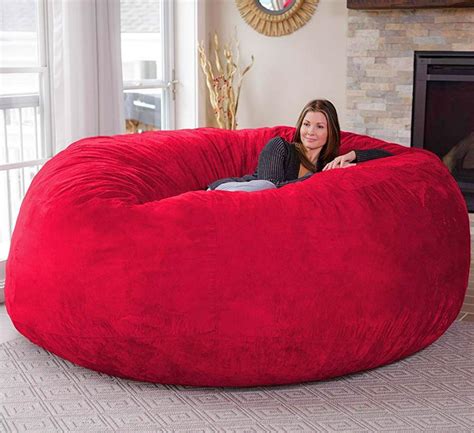 There's a Giant 8 Foot Bean Bag Chair That Can Fit Up To 3 People