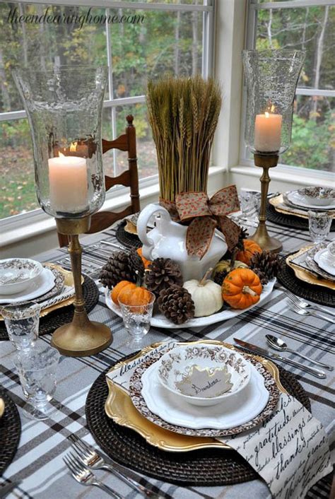 35+ Best Thanksgiving Table Decorations & Place Settings