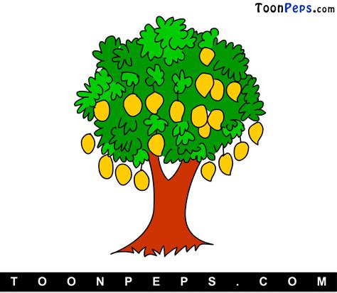 mango tree with fruits clipart - Clip Art Library