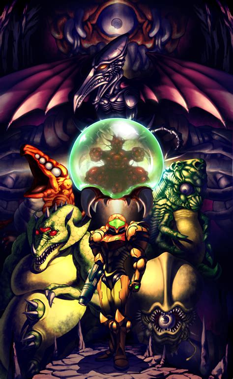 metroid fan art | Video Games - Nintendo | Super metroid, Game art, Video game art