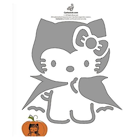 Image result for hello kitty pumpkin | Hello kitty pumpkin, Hello kitty halloween, Printable ...