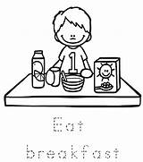 Have Breakfast Coloring Page  Free Printable Pages For Kids sketch template