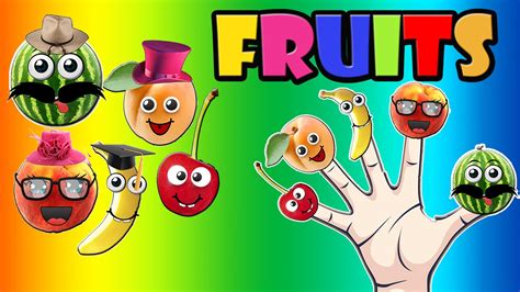 Finger Family Fruits | Fruit Finger Family Song | Daddy Finger Nursery ...