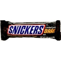 Snickers Dark Chocolate Candy Bar Allergy and Ingredient Information