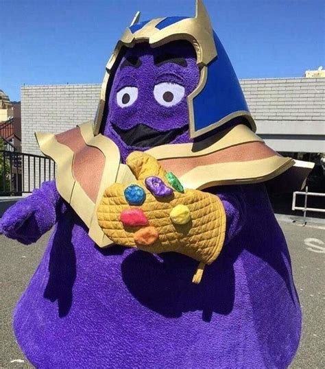 Thanos after eating McDonalds : funny | Memes, Funny pictures, Funny comics