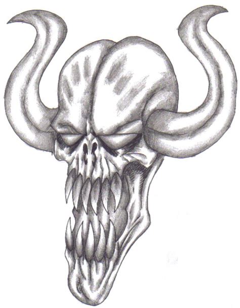 Fantasy Art Drawing: How To Draw A Demon Face | hubpages