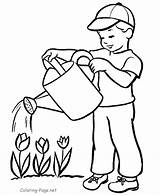 water The Plants coloring 2748957 sketch template
