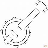Banjo Emoji coloring Page  Free Printable Coloring Pages sketch template