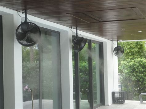 Residential Outdoor Mist Cooling Fans and Systems – The Misting Stoe ...