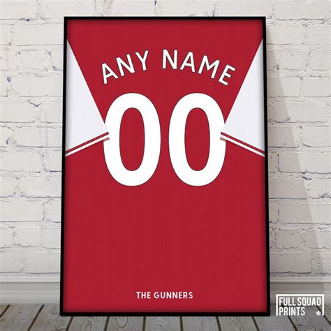 Personalised Arsenal Poster - GET 20% OFF TODAY!