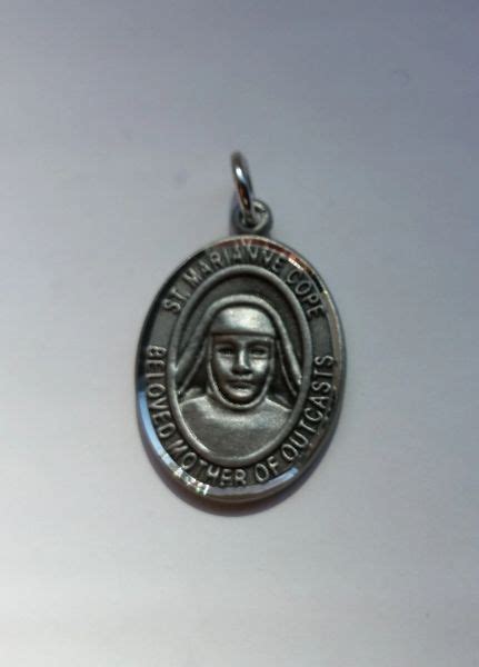 Saint Marianne Cope 7/8" Pewter Medal | Saint Marianne Cope Merchandise