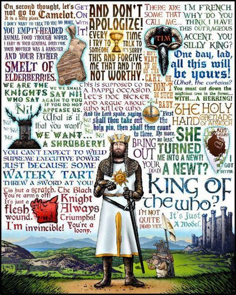 Monty Python Holy Grail quotes | The Librarian's List | Pinterest